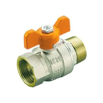 Ventil TIEMME SOLAR 1/2" kul.kohout ŠM motýl, -20°+180°C, 20 bar