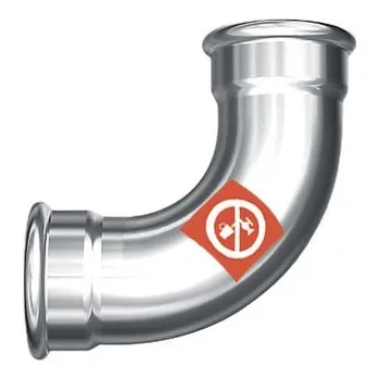 Instalatérský materiál FRABOPRESS C-STEEL oblouk 90° F x F 76