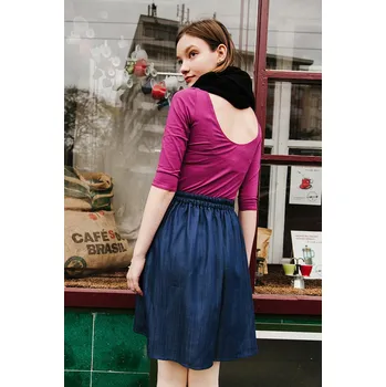 Pánské tričko Bamboo tričko Rozálie, 3/4 rukáv fuchsiové Velikost: M