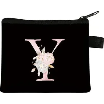 Peněženka Peněženka s květinovým potiskem ve tvaru písmen - Y