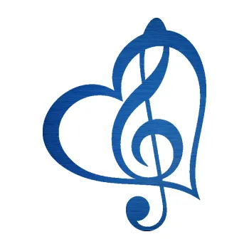 Samolepící dekorace SAMOLEPKA Houslový klíč 003 v srdíčku (65 - škrábaný kov modrý) NA AUTO, NÁLEPKA, FÓLIE, POLEP, TUNING, VLASTNÍ TEXT, TISK, AUTOSAMOLEPKY.cz, POLEPY, OBRÁZEK, LOGO, SAMOLEPKY