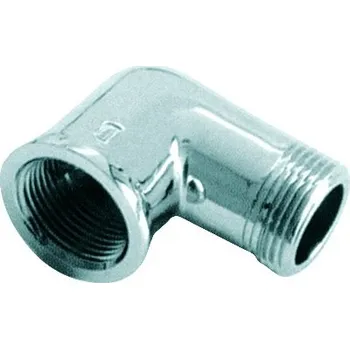 Fitinka TIEMME mosazné koleno ŠM 1/2" x 1/2", chrom