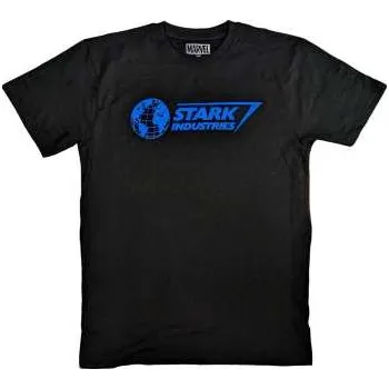 Pánská móda Merch Marvel Comics: Marvel Comics Unisex T-shirt: Stark Industries Blue (x-large) XL
