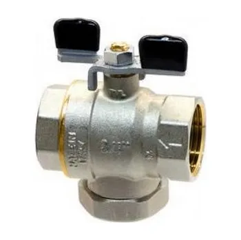 Ventil SUPERFILTER kulový kohout s motýlem a vestnavným filtrem 3/4"