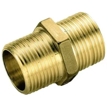 Fitinka TIEMME mosazná vsuvka ŠŠ 3/4" x 3/4" XL - délka 37 mm