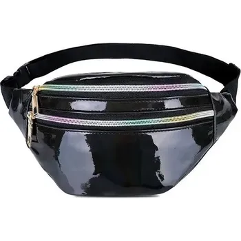 Ledvinka Voděodolná módní ledvinka s holografickým designem - shuang la lian hei