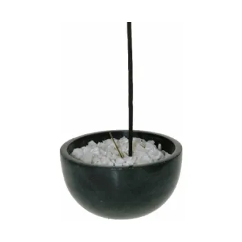 Vonná tyčinka Kadidelnice miska s kamínky 7,5 cm