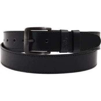 Opasek Pánský kožený opasek Black Hand 006-98 černý Velikost = obvod pasu (cm): 105 cm