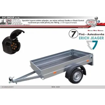 Tažné zařízení Elektropřípojka pro Kia e-NIRO 12/2022-> 7pin SV EJ737730, Jaeger-SVC Group