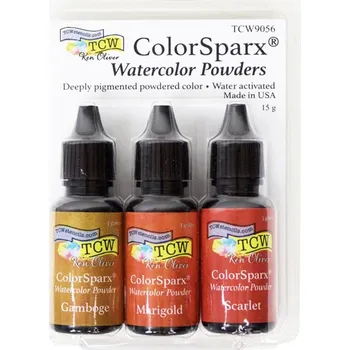 Speciální výtvarná barva The Crafter´s Workshop Pigmentový prášek TCW Watercolor Powders, 15 g - Sun Splash, sluneční svit