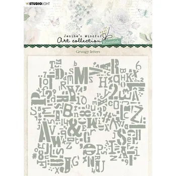 Studio Light Embosovací kapsa Studio Light, 15x15 cm - Výstřední písmo