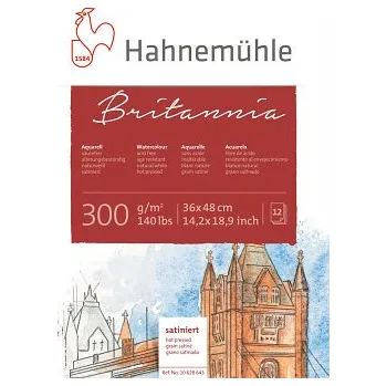 Blok Blok pro akvarel HHM Britania 36x48cm 300g hot pressed (Blok pro akvarel HHM Britania 36x48cm 300g hot pressed)