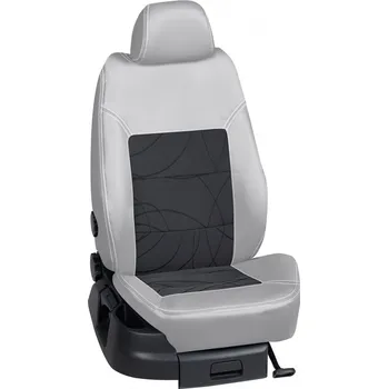 Potah sedadla Autopotahy Mitsubishi CARISMA / od r.2000->, 5-dveří, KOŽENKA > OR 0183 (OR 0183 / Šedý koženkový bok)