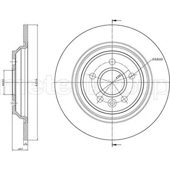 Brzdový kotouč Brzdový kotouč METELLI 23-0992C