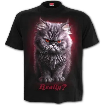 Pánské tričko Unisex Tričko Spiral s kočkou ANGER MANAGEMENT DT292698 Velikost: XXL