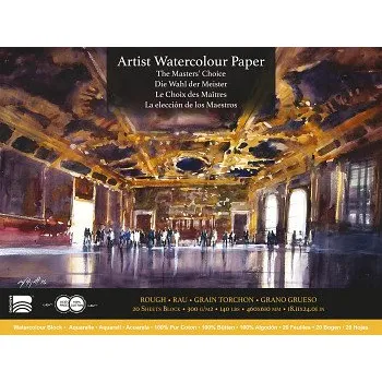 Blok Akvarelový blok Baohong 46x61cm rough 300g (Akvarelový blok Baohong 46x61cm rough 300g)