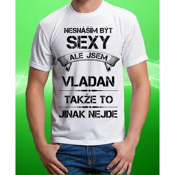 Pánské tričko tričko se jménem VLADAN XXL