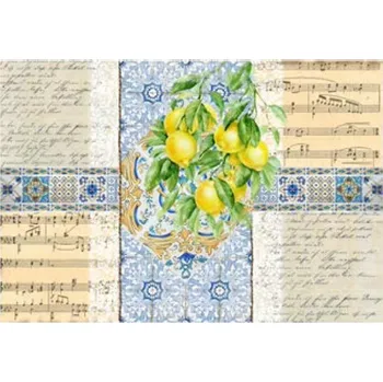 Umělecký papír Cadence Rýžový papír Cadence, A3 - Citrónky