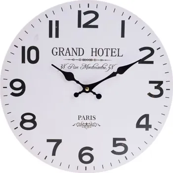 Hodiny Dakls Nástěnné Hodiny - bílé GRAND HOTEL