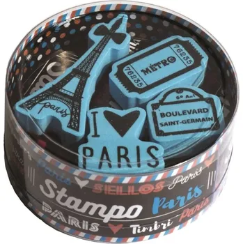 Razítko Aladine Razítka Aladine Stampo Kdo, 4 ks - Paříž