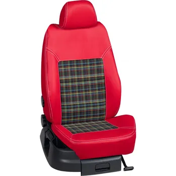 Potah sedadla Autopotahy Peugeot RIFTER / od r.2018->, 7 Míst ( samostatnýh ), KOŽENKA > OR 0284 (OR 0284 / Červený koženkový bok)