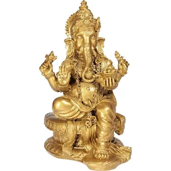 Soška Ganesh resin 20 cm zlatý