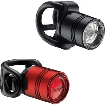 Příslušenství pro cyklistiku LEZYNE Sada světel LEZYNE LIGHT PAIR FEMTO DRIVE PAIR BLACK / RED - Uni