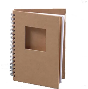 Zápisník Efco Kroužkový blok, A6, 60 l., čistý - s výřezem na fotku