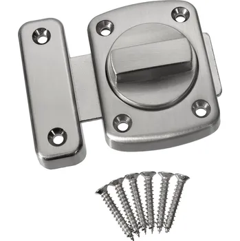 petlice a závora Onpira Ocelová dveřní západka Barva: Broušený nerez