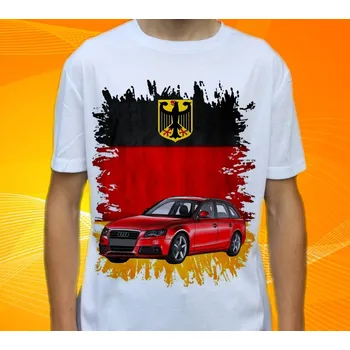 Pánské tričko tričko Audi A4 avant II 116 (tričko s autem , auto moto , veterán , sportovní , závodní a retro auta)