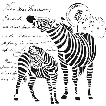 Cadence Šablona Cadence, 25x25 cm - Zebry