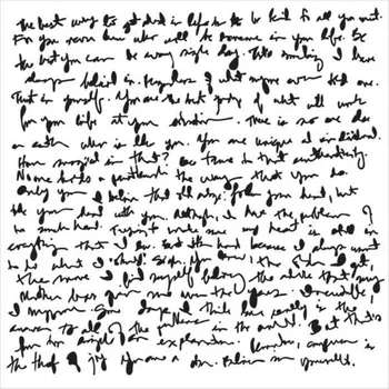 The Crafter´s Workshop Šablona TCW 12"x12" (30,5x30,5 cm) - Believe Script