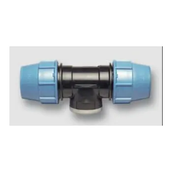 Vodovodní potrubí Unidelta odbočka T-kus 50 mm s vnitřním závitem 2" pro PE trubky až do PN16 (UNI1007050007)