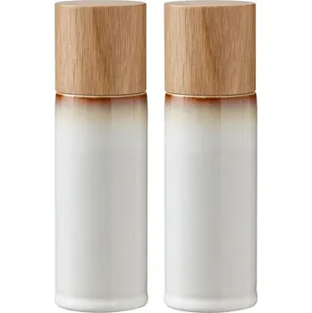 Bílá keramická sada mlýnků na pepř a sůl 2 ks Gastro Cream – Bitz ID_1333930