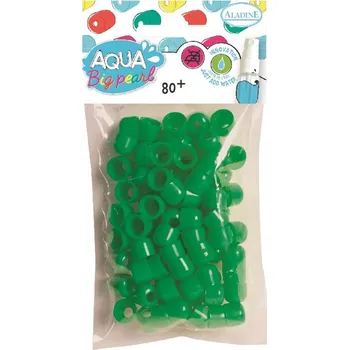 Dětské razítko Aladine Perly Aladine Aqua pearl XL, 80 ks - zelené