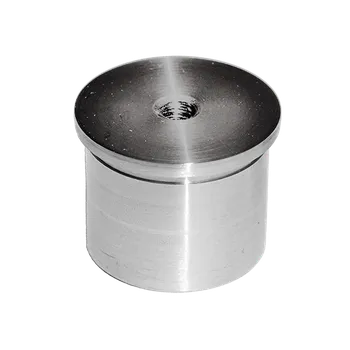 Spodek držáka madla, lepicí na ø 42,4 mm, broušená AISI 304