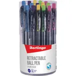 Kuličkové pero Berlingo SI-400 Color, 30ks, 0.7mm, modré