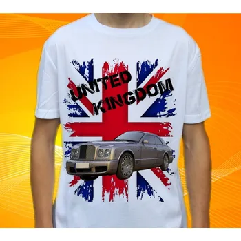 Pánské tričko tričko Bentley Brooklands S (tričko s autem , auto moto , veterán , sportovní , závodní a retro auta)