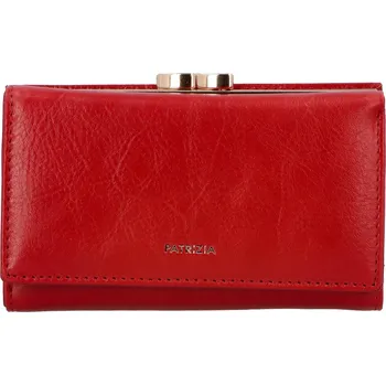 Peněženka Dámská kožená peněženka červená - Patrizia Xavara červená