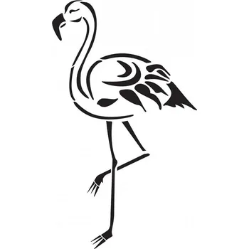 Výtvarná sada Cadence Šablona Cadence, 21x30 cm - Plameňák