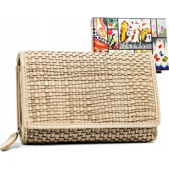 Peněženka Elegantní dámská peněženka z přírodní kůže Barva: Béžová