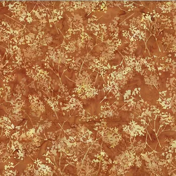 Hoffman 3376-314 bali batika hnědá bavlněná látka