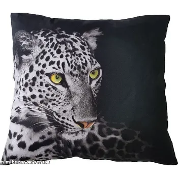 Povlak na dekorativní polštářek Povlak - povlaky 3D polštář Jaguar