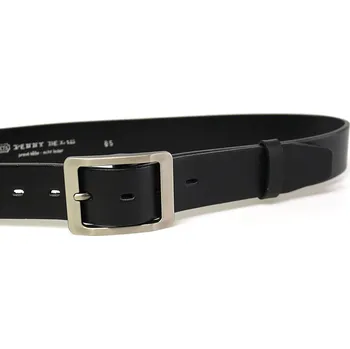 Opasek PENNY BELTS Kožený opasek 15963 černý - 85 cm