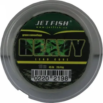 Návazcová šňůrka Jet Fish Heavy Lead Core Green Camouflage 10m/45lb