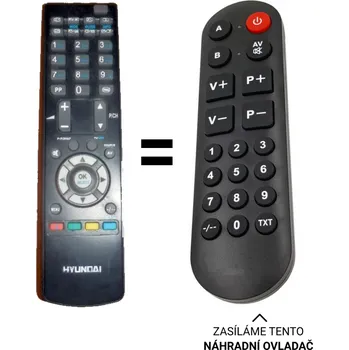 Hyundai SRC-4006 náhradní dálkový ovladač pro seniory.