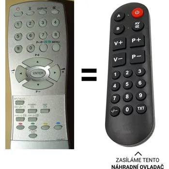 Dálkový ovladač Orion R076R0MB010, 076R0NV010 náhradní dálkový ovladač pro seniory