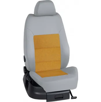Potah sedadla Autopotahy Seat LEON / od r.2000->, 5-dveří, STANDARD > OR 0417 (OR 0417 / Světle šedý bok)
