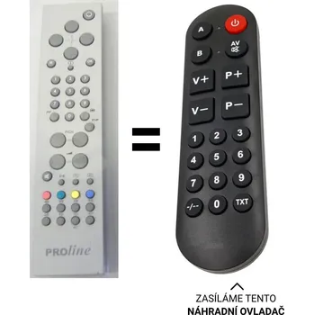 Dálkový ovladač Proline LD2002 náhradní dálkový ovladač pro seniory.