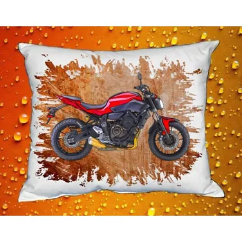 Polštář Polštářek s motorkou YAMAHA FZ-07 ABS RED III